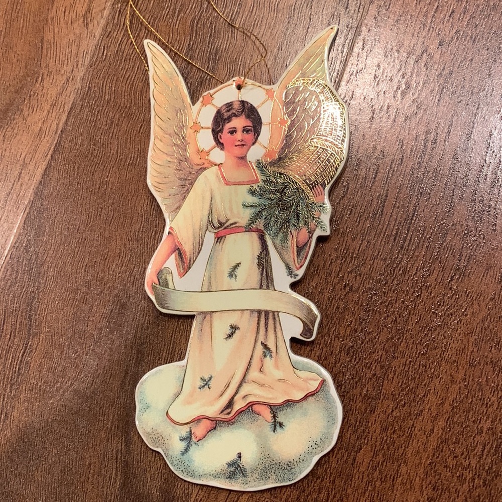 1997 Card stock Angel ornament - Picture 2 of 5